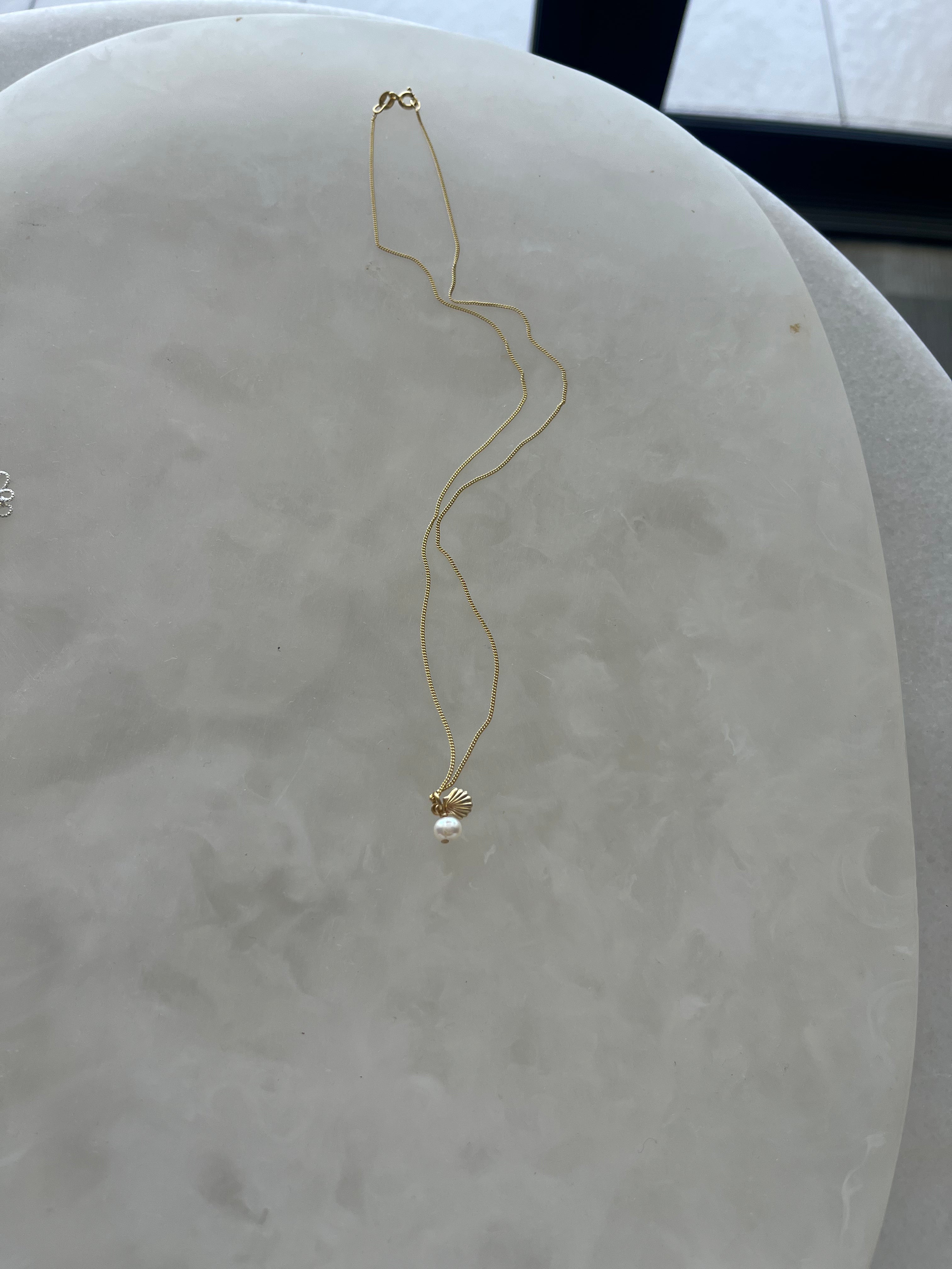 Golden Shell Necklace
