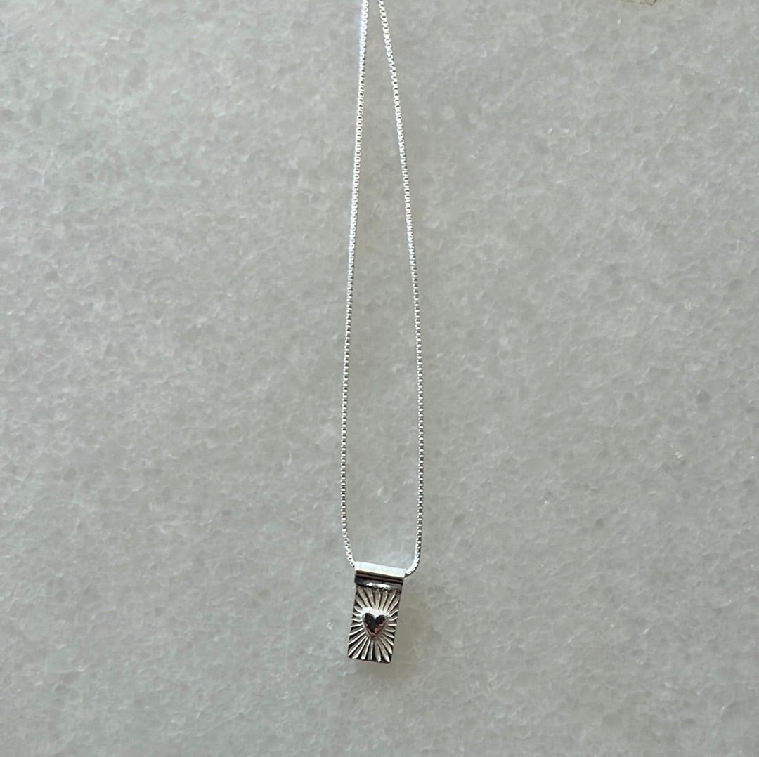 Sparked Heart Necklace