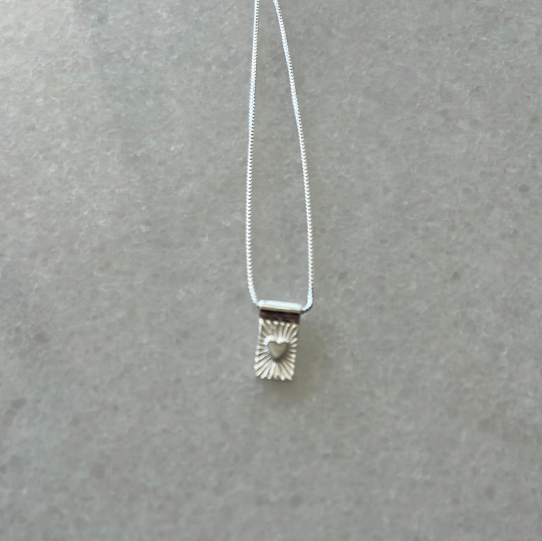 Sparked Heart Necklace