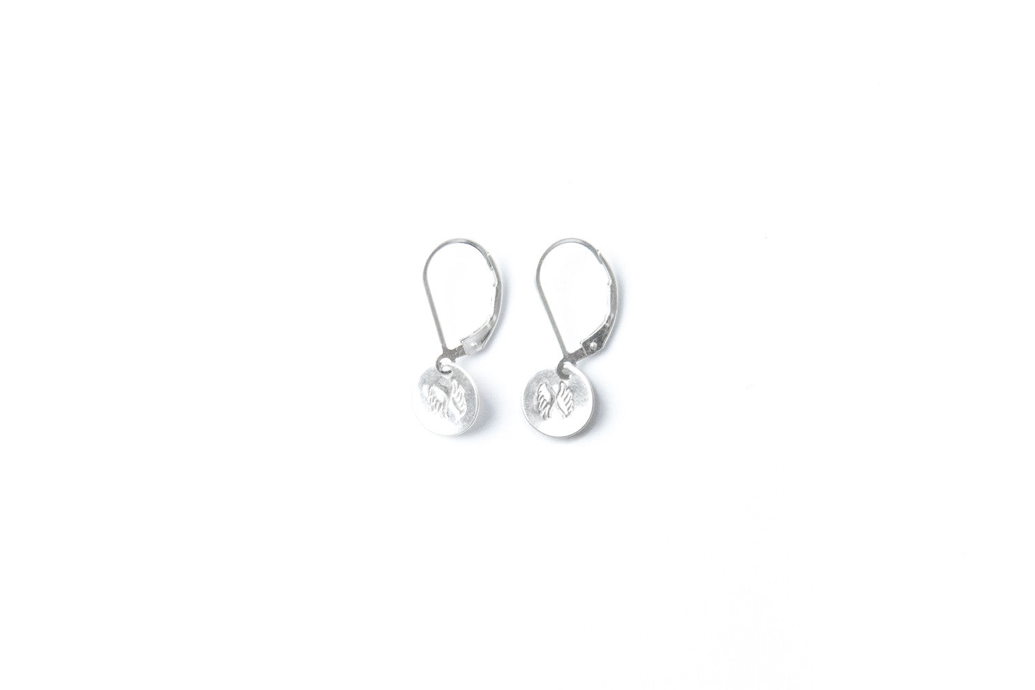 Sterling Silver "ANGEL WING" Earrings