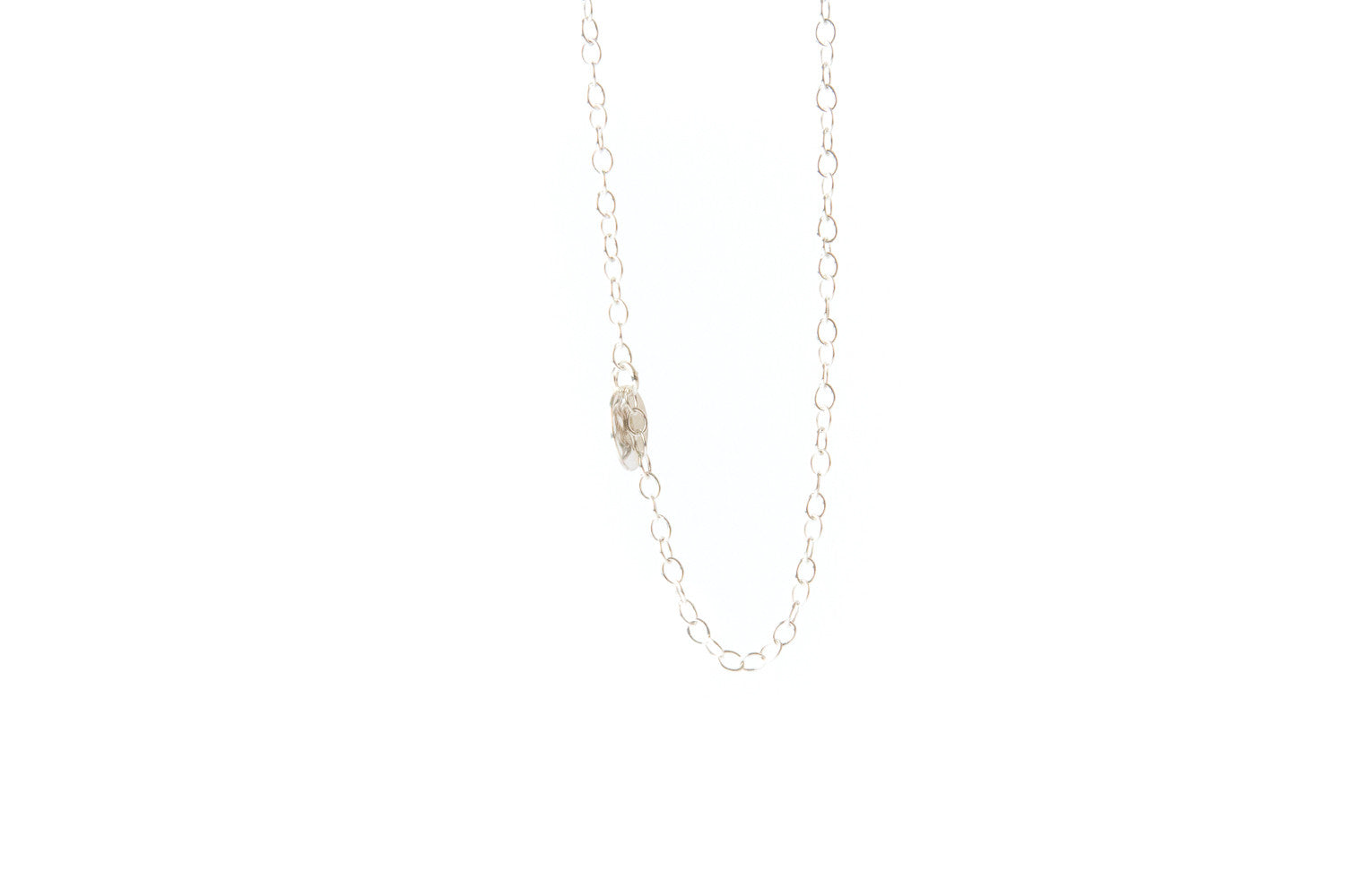 Oval Chain Anklet- 'Love Tag'
