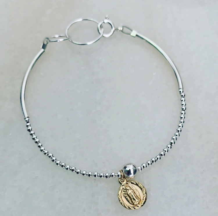 Silver Saint Bracelet