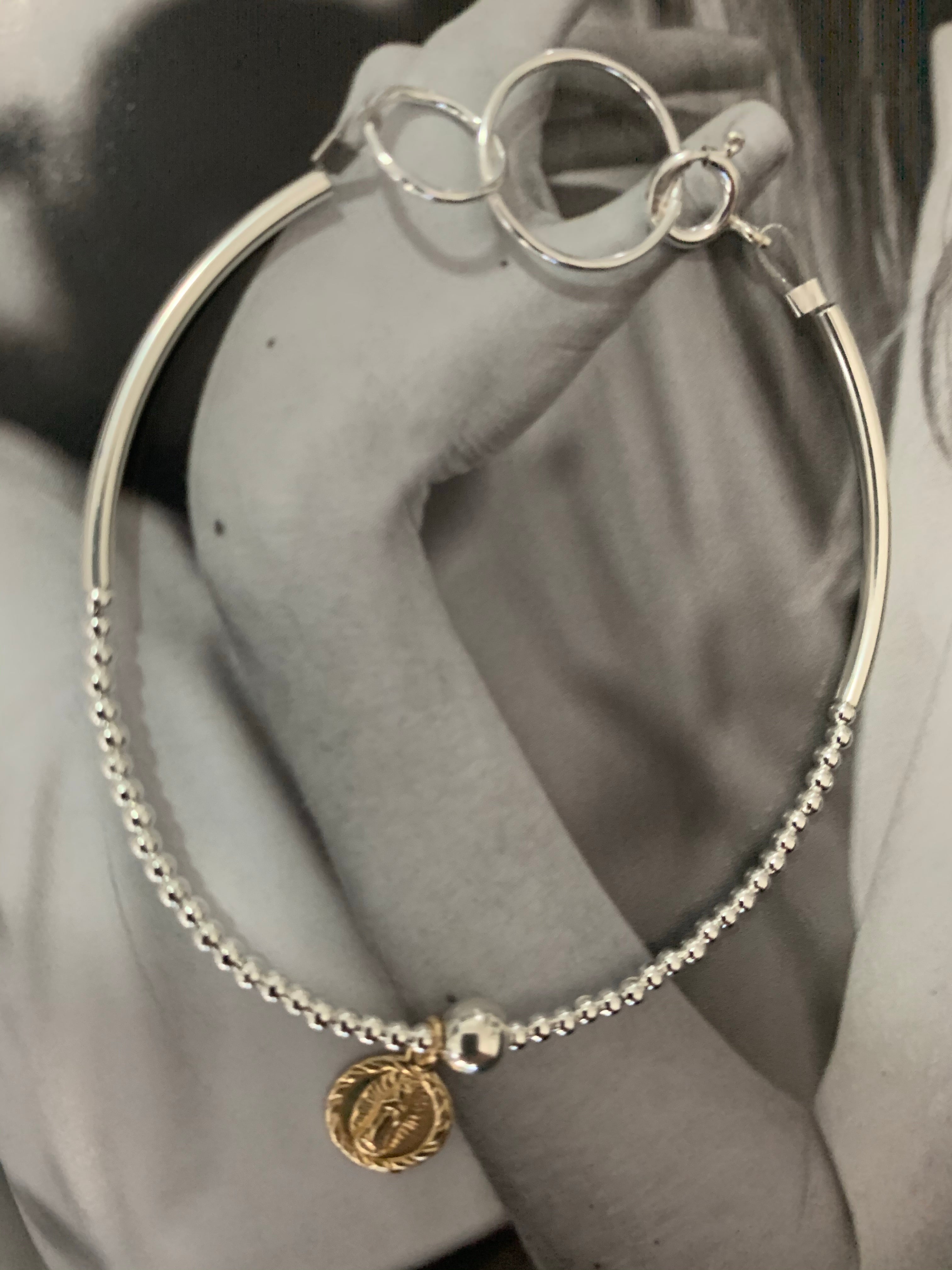 Silver Saint Bracelet
