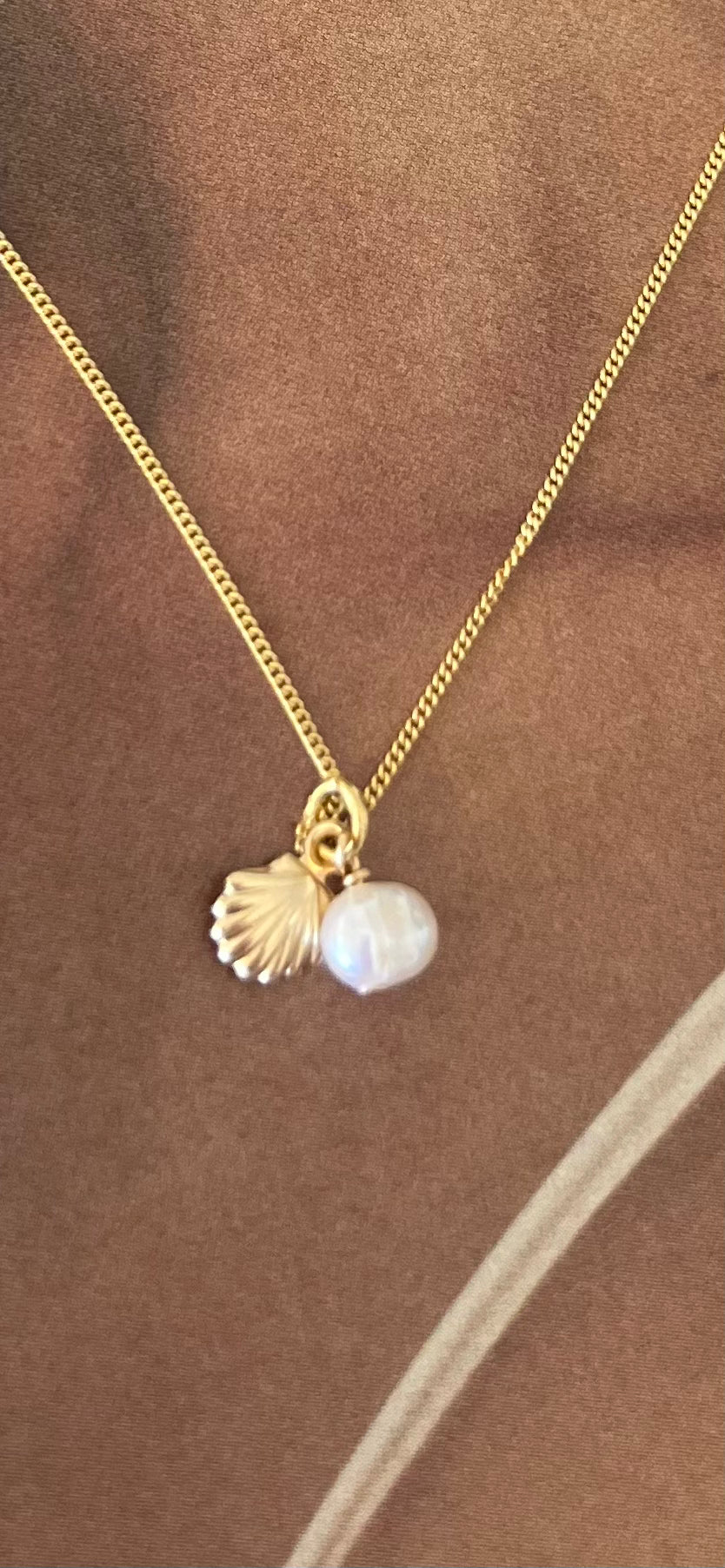 Golden Shell Necklace