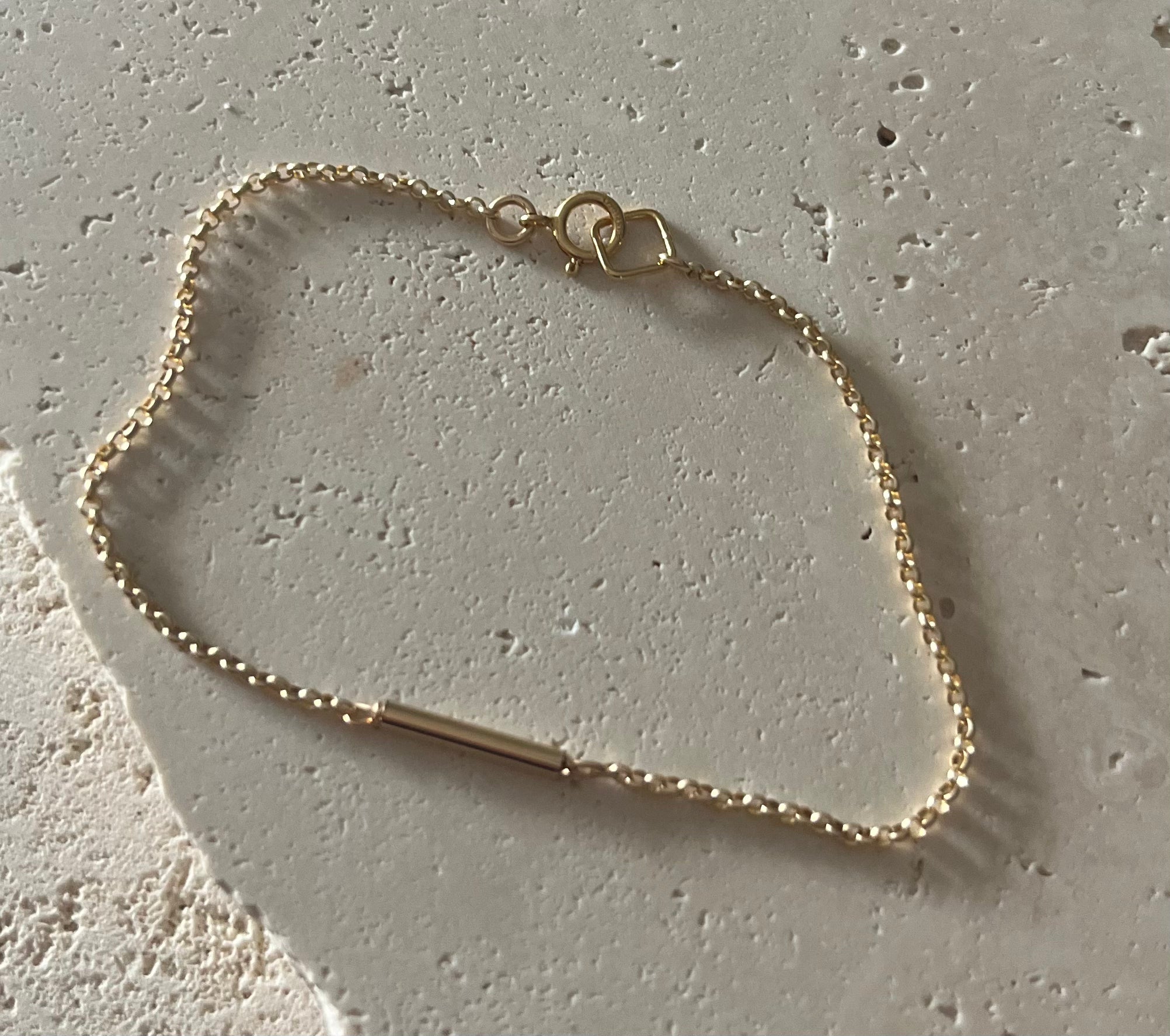 Gold Bar Bracelet