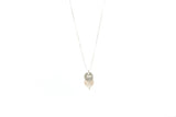 Silver Love Tag with Baroque Pearl Necklace